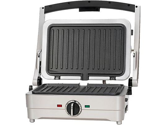 CUISINART GRSM3E - Griglia 3 in 1, macchina per waffle e omelette (Argento)