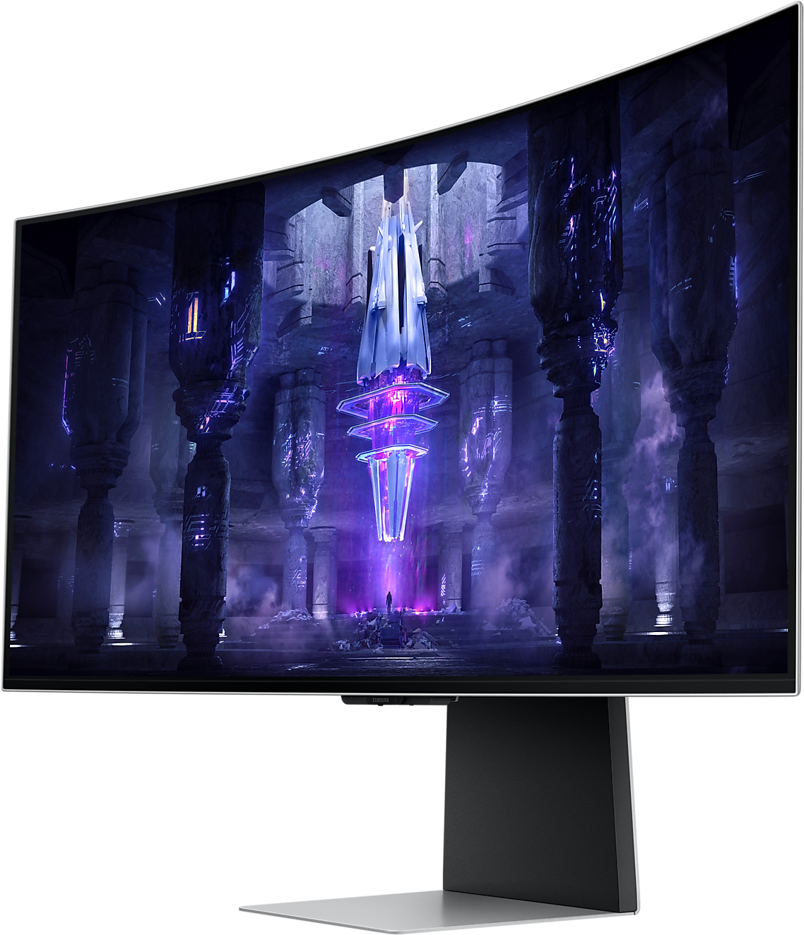 SAMSUNG Odyssey G8 S34BG850SUXEN 34'' Ívelt UWQHD 175 Hz 21:9 FreeSync OLED Gamer Monitor