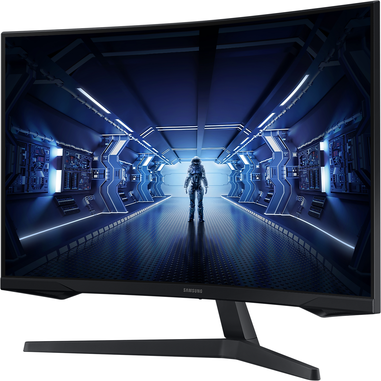 SAMSUNG Odyssey G5 C27G55TQBUXEN 27'' Ívelt WQHD 144 Hz 16:9 FreeSync VA LED Gamer Monitor