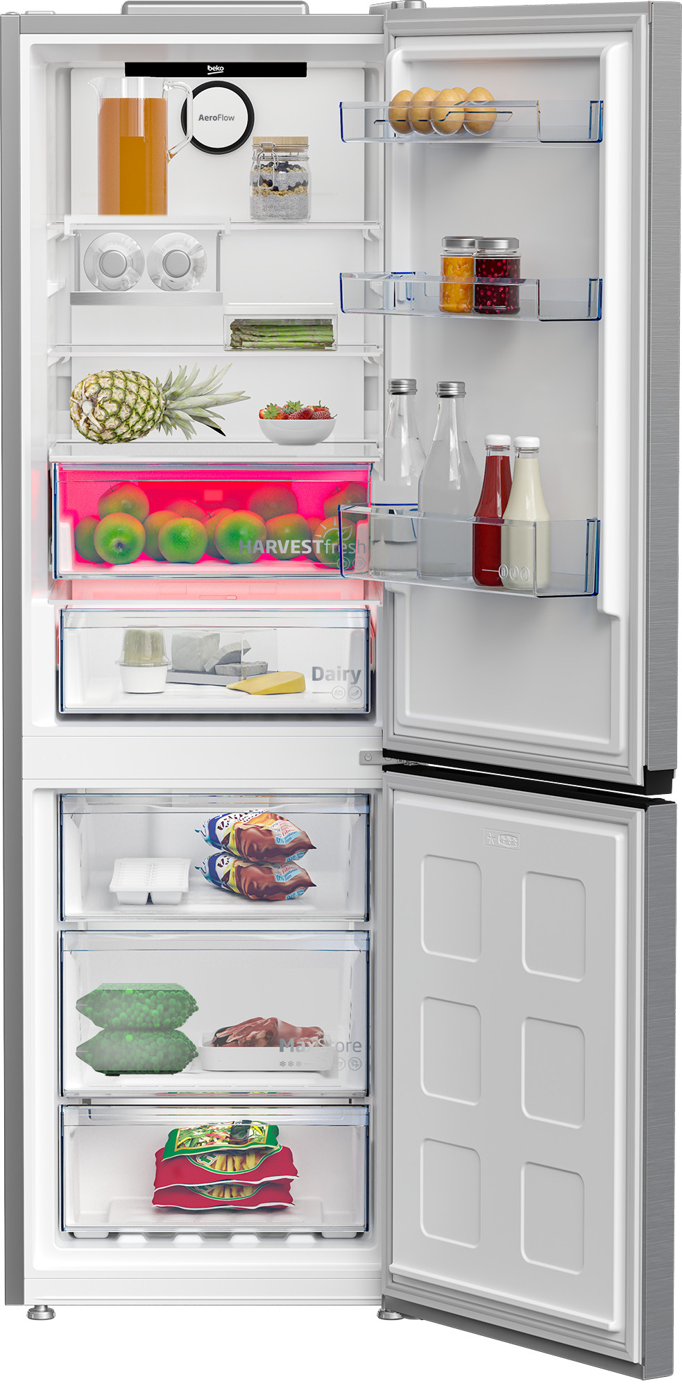 BEKO Koel-vriescombinatie (B5RCNE366HXB)