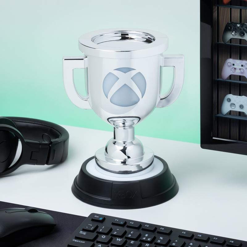 PALADONE Xbox Achievement - Lumière de décoration (Argent/Noir/Blanc)