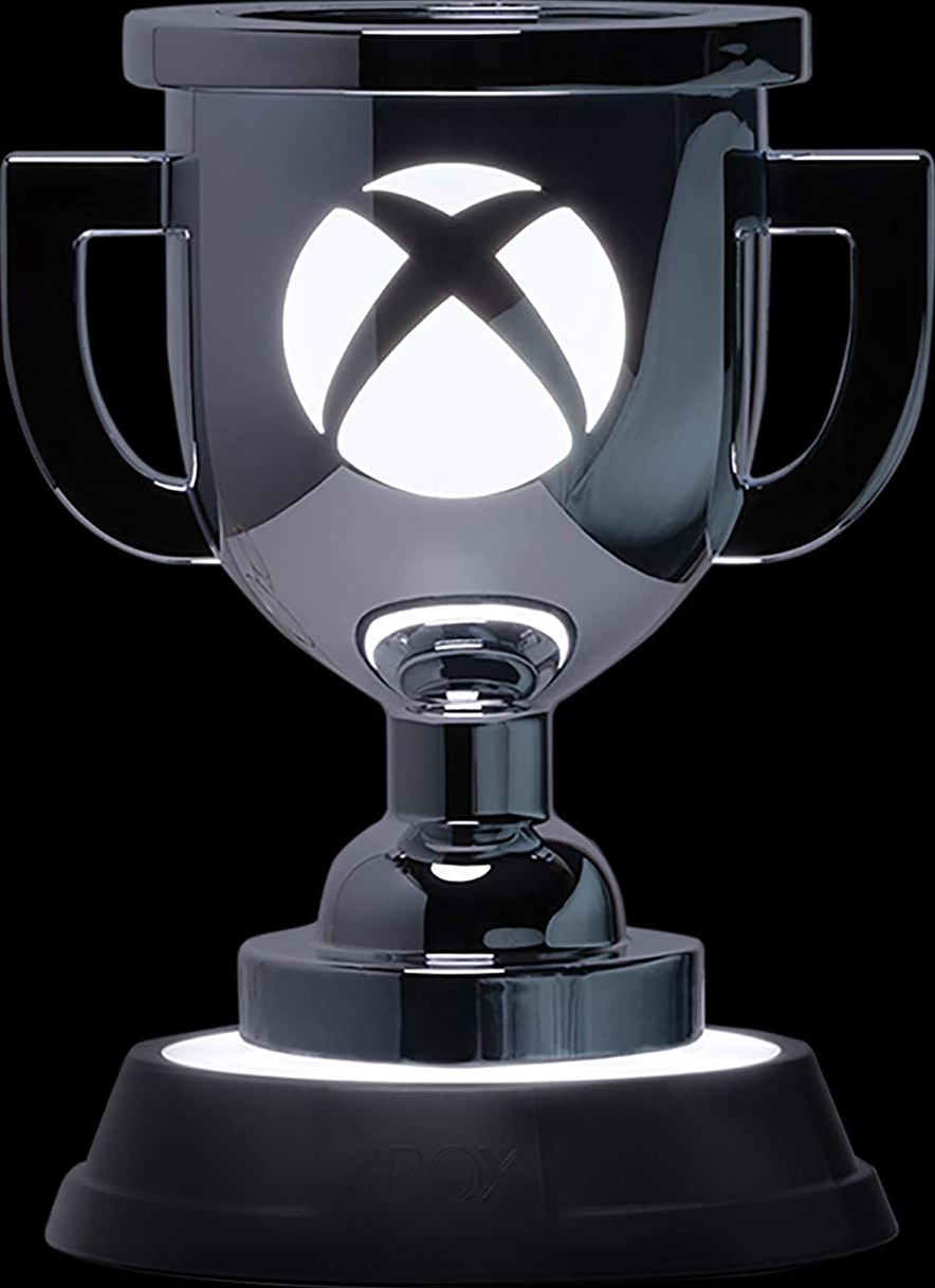 PALADONE Xbox Achievement - Lumière de décoration (Argent/Noir/Blanc)