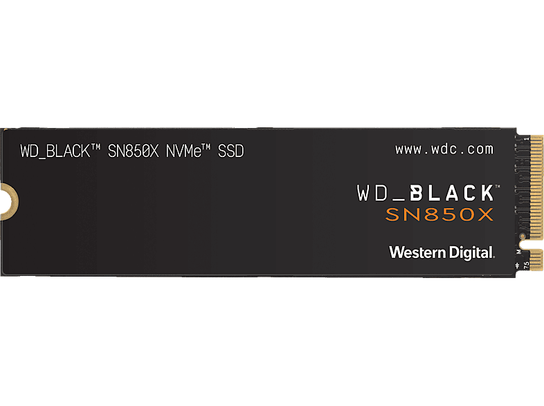 SANDISK WD_BLACK SN850X NVMe SSD (ohne Kühlkörper) 2 TB