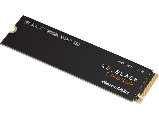 WESTERN DIGITAL WD_BLACK SN850X NVMe SSD (sans dissipateur thermique) - Disque dur (SSD, 2 To, noir)
