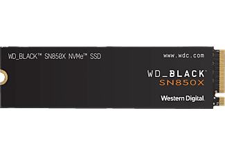 WESTERN DIGITAL WD_BLACK SN850X NVMe SSD (ohne Kühlkörper) - Festplatte (SSD, 1 TB, Schwarz)