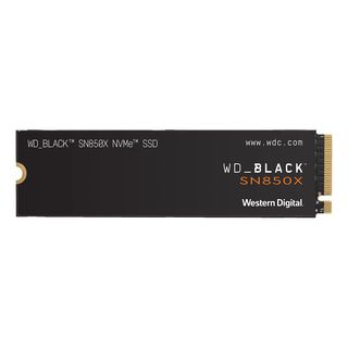 WESTERN DIGITAL WD_BLACK SN850X NVMe SSD (ohne Kühlkörper) - Festplatte (SSD, 1 TB, Schwarz)
