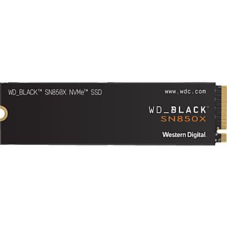 WESTERN DIGITAL WD_BLACK SN850X NVMe SSD (sans dissipateur thermique) - Disque dur (SSD, 1 To, noir)