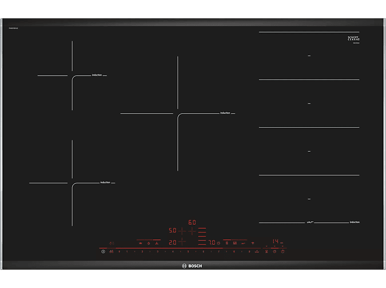 Bosch Inductie Kookplaat (pxv875dv1e)