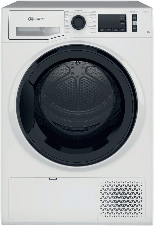 BAUKNECHT T SENSE M11 83 N Wärmepumpentrockner (8 kg), Weiß)