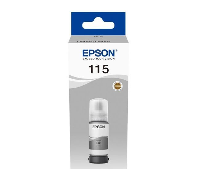 Epson mürekkep kartuşu. Ambalaj beyazdır ve marka ve ürün numarası etiketlidir.