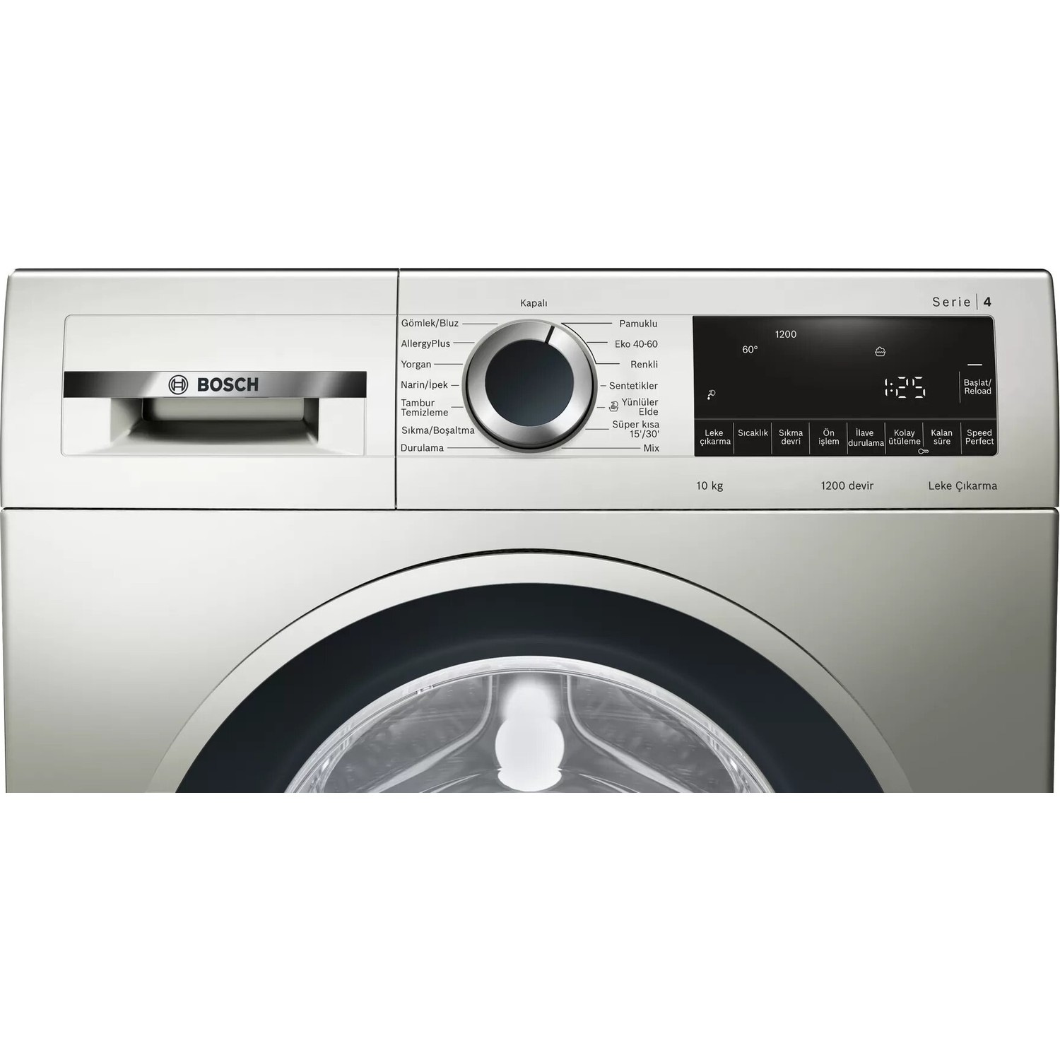 BOSCH WGA252XVTR C Enerji Sınıfı 10 Kg 1200 Devir Çamaşır Makinesi