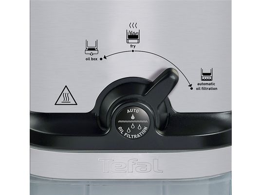 TEFAL Oleoclean Compact FR7016CH - Friteuse (Acier inoxydable)