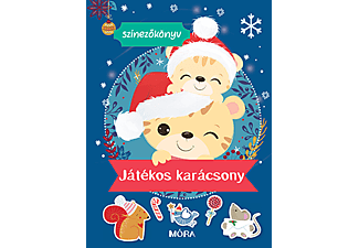 Móra Könyvkiadó - Játékos karácsony - Színezőkönyv