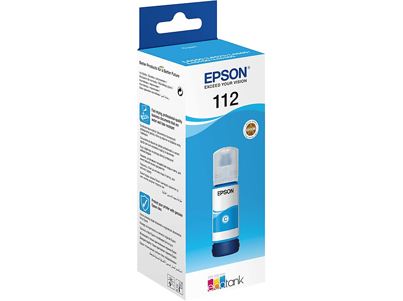 EPSON C13T06C24A (112) 70ml Mavi Mürekkep Kartuş_1