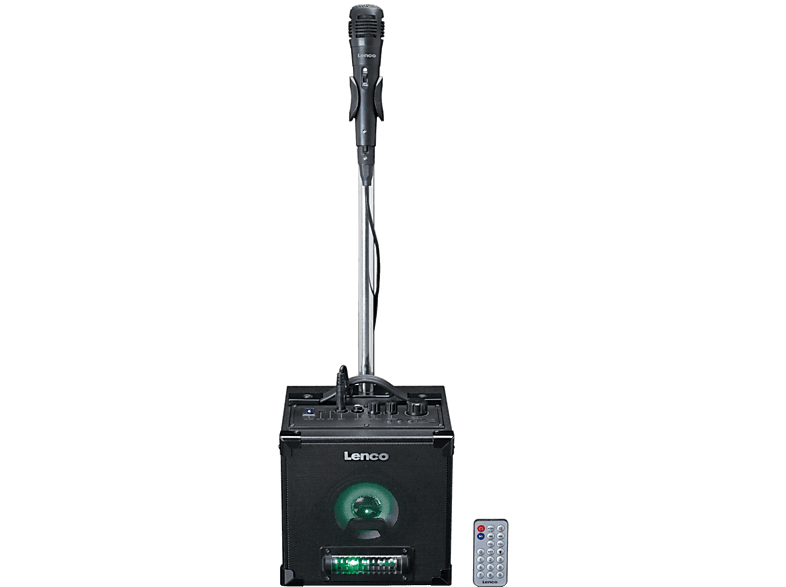 Lenco Draadloze Karaoke-luidspreker Met Led Verlichtingen (btc-070bk)