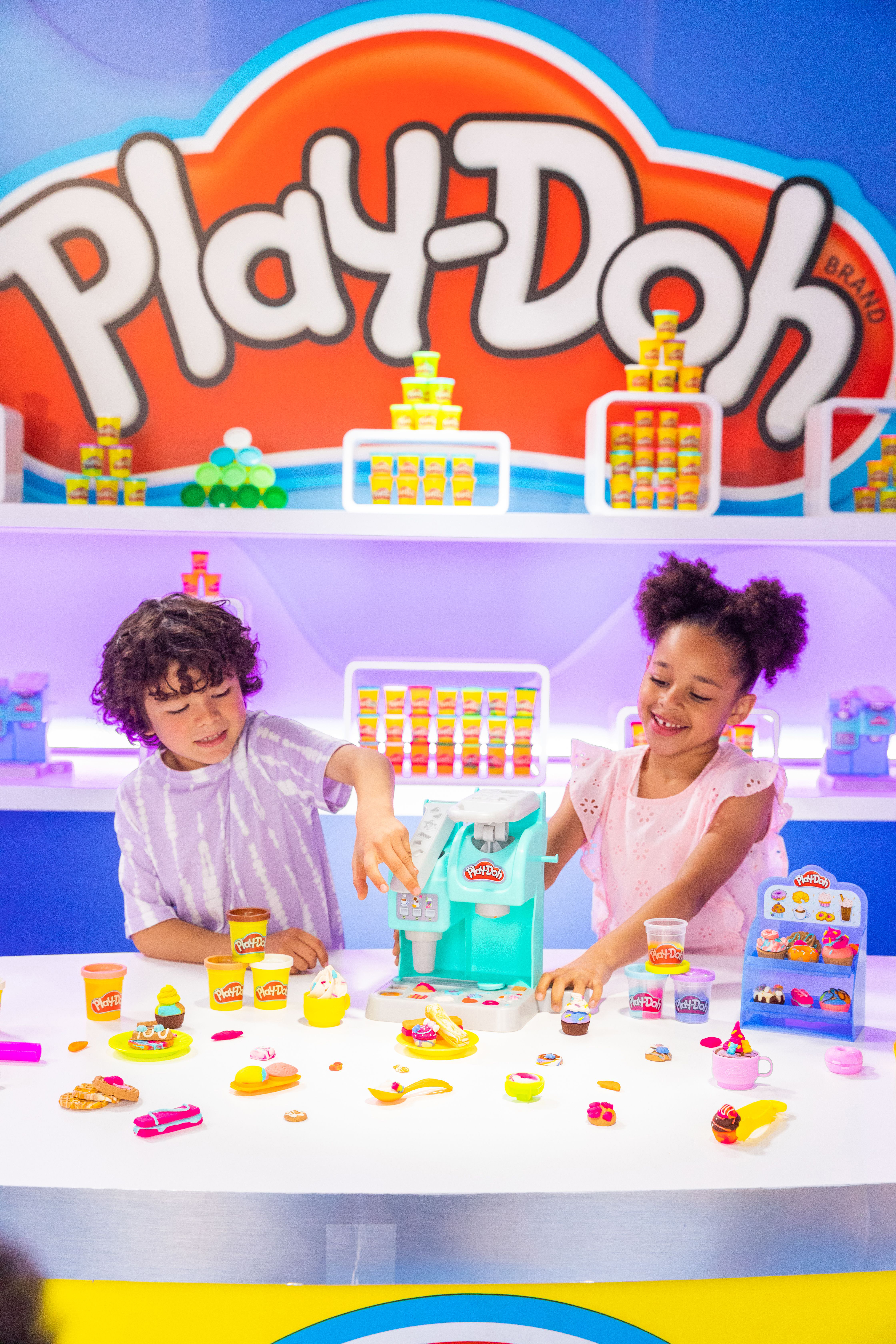 HASBRO GAMING Play-Doh Spielset, Mehrfarbig Knetspaß Café