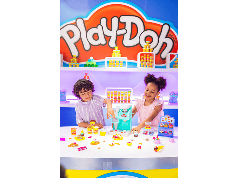 HASBRO GAMING Play-Doh Knetspaß Café Spielset, Mehrfarbig