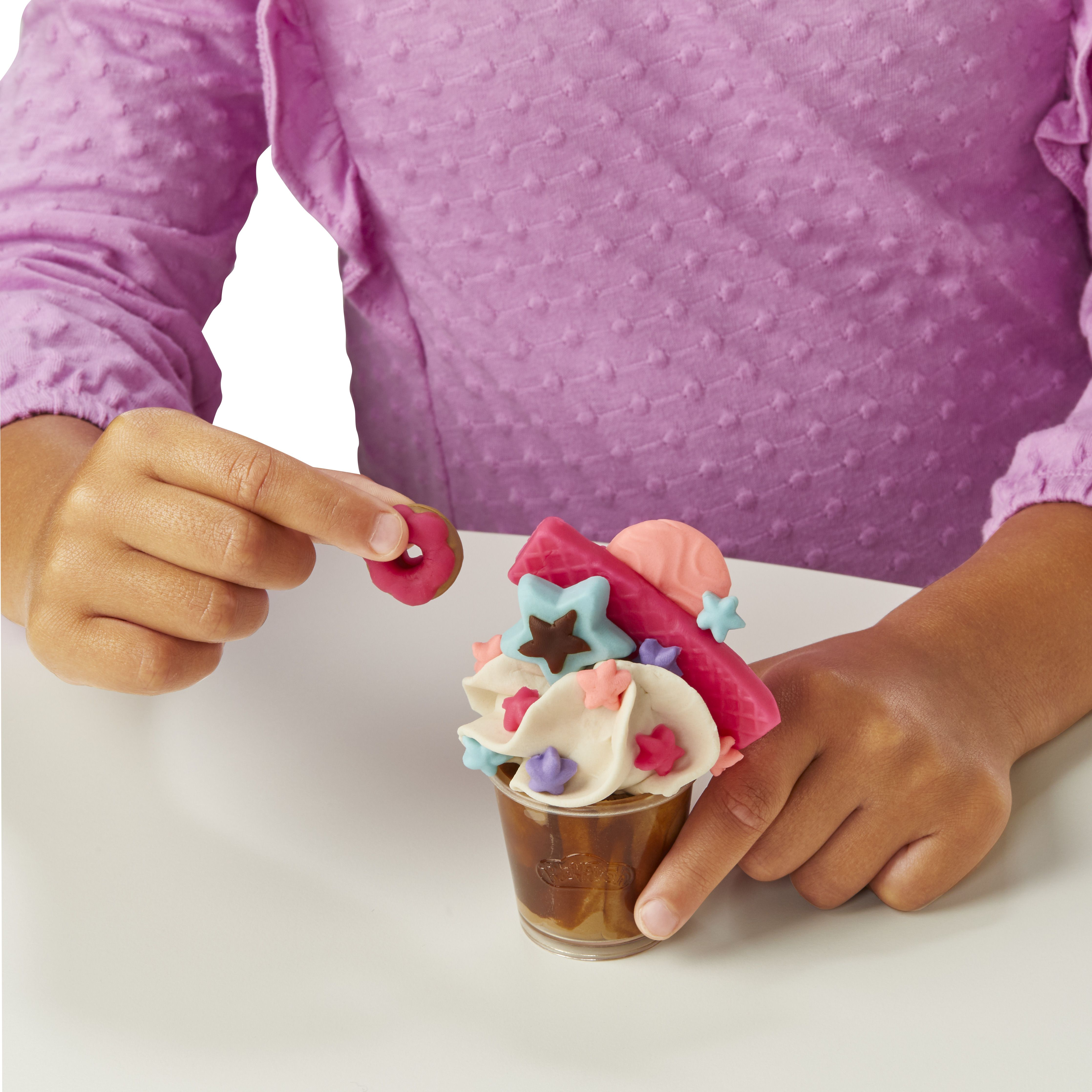 HASBRO GAMING Play-Doh Knetspaß Café Spielset, Mehrfarbig