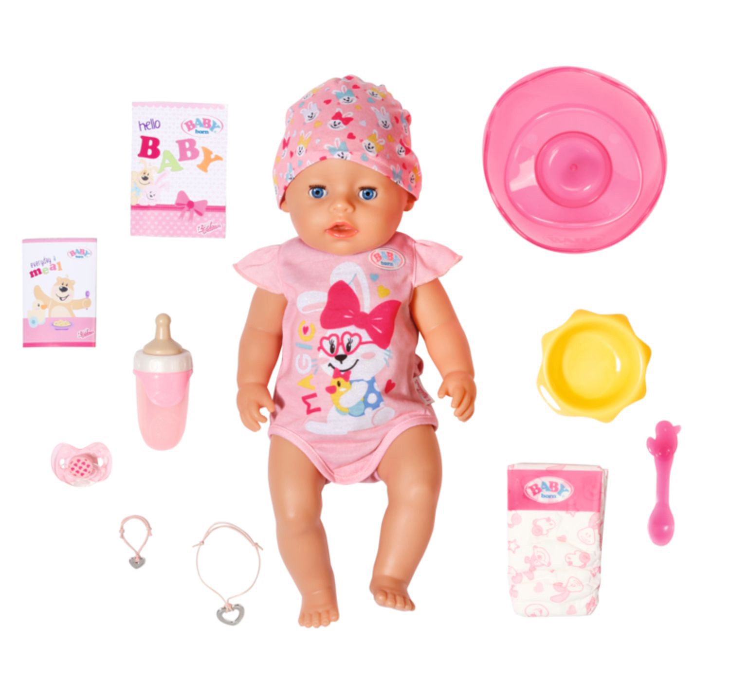 ZAPF CREATION Zapf 835005 BABY born Magic Girl 43cm Babypuppe Mehrfarbig