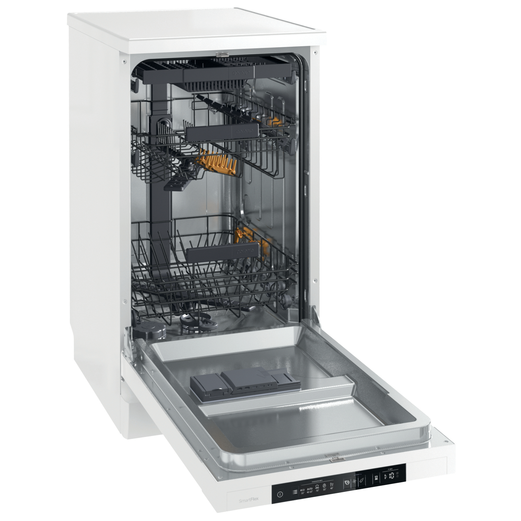 GS541D10W Line breit, (Standgerät, dB GORENJE 448 (A), 45 mm Advanced Geschirrspüler D)