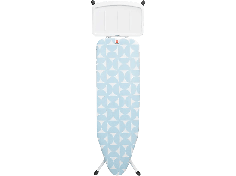 Brabantia Strijkplank B 124x38 Cm Fresh Breeze Met Stoomunithouder- White (244100)