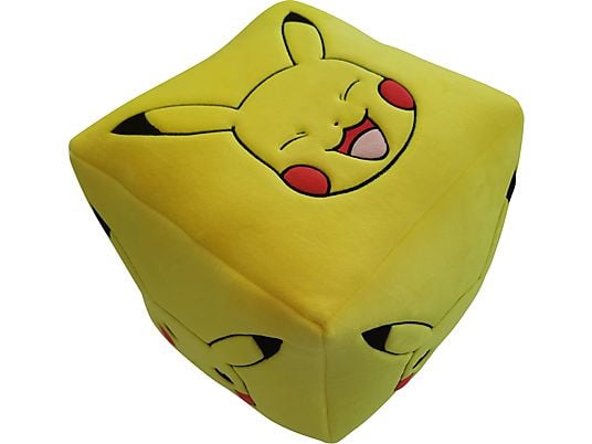 LYO Pokémon Cube - Pikachu - Dado di peluche (Giallo/nero/rosso)