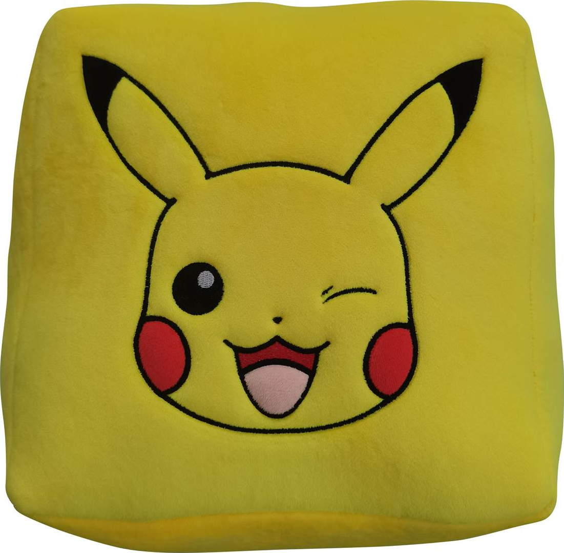 LYO Pokémon Cube - Pikachu - Dés en peluche (Jaune / noir / rouge)