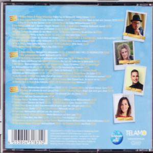 Rückseite einer CD-Hülle mit Fotos und Text.