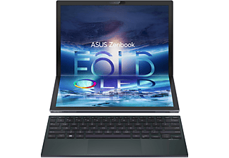 ASUS Zenbook 17 Fold OLED UX9702AA-MD007W, Convertible mit 17,3 Zoll Display Touchscreen, Intel® Core™ i7 Prozessor, 16 GB RAM, 1 TB SSD, Intel Iris Xe Grafik, Schwarz