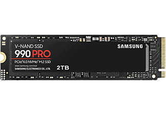 SAMSUNG 990 PRO PCIe 4.0 x4 NVMe M.2 belső SSD meghajtó, 7450/6900 MB/s, 2TB (MZ-V9P2T0BW)