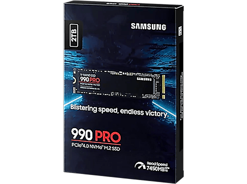 SAMSUNG 990 PRO PCIe 4.0 x4 NVMe M.2 belső SSD meghajtó, 7450/6900