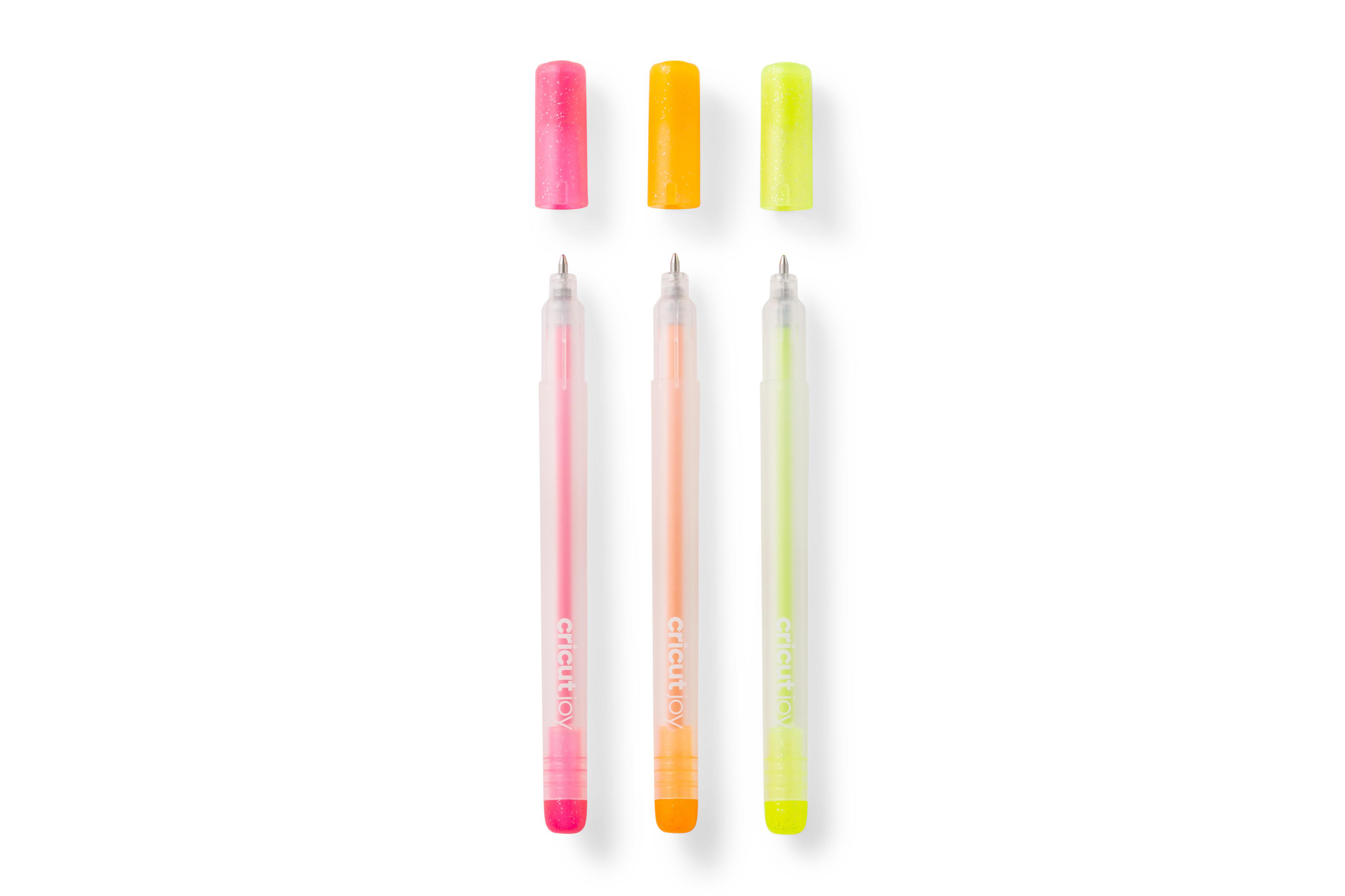 CRICUT 3er Stifte Joy Pack Neonfarben Glitzer-Gel
