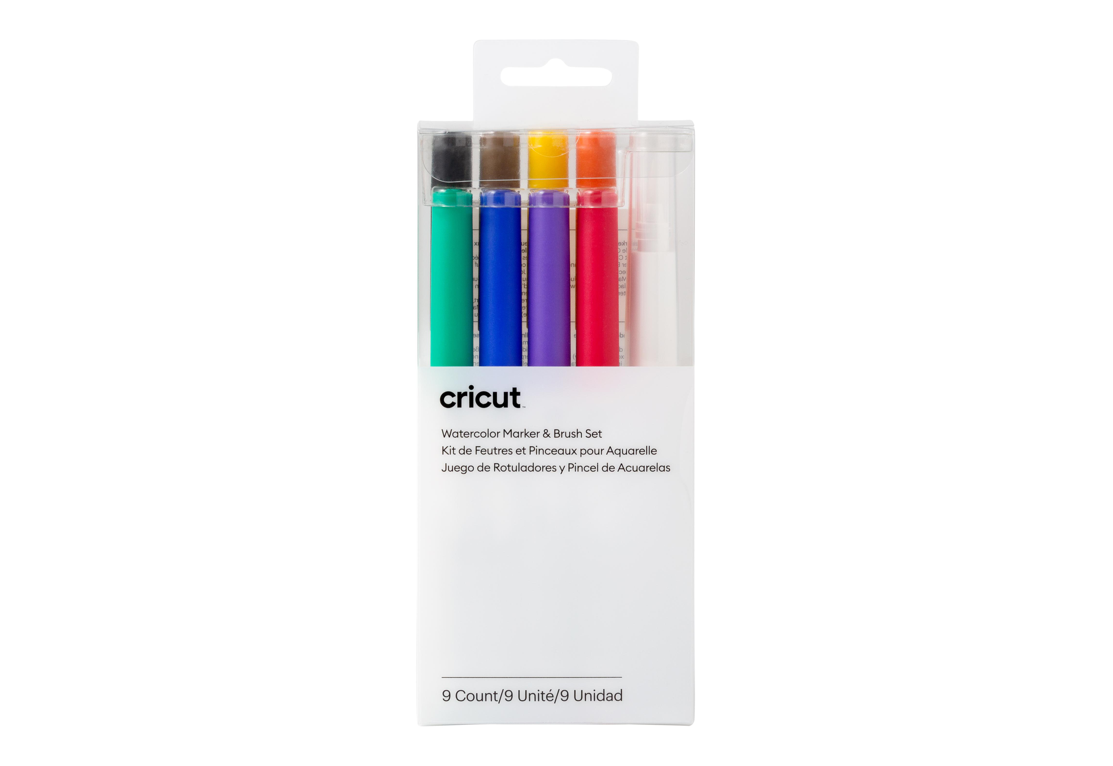 CRICUT Joy Set mit Mehrfarbig Stifte Aquarellpinsel