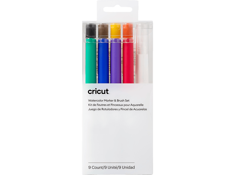 CRICUT Joy Set mit Aquarellpinsel, Stifte Mehrfarbig | Schneideplotter Zubehör