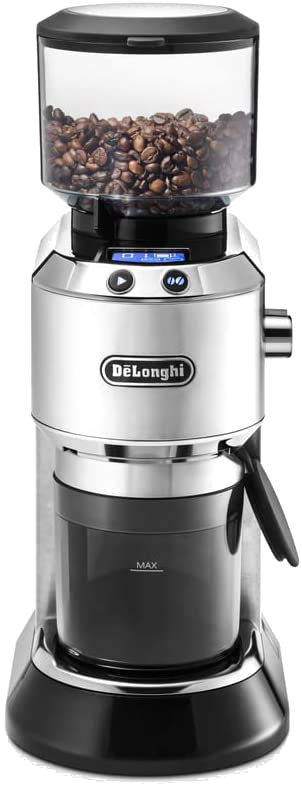 Molinillo de café - De'Longhi KG 521.M, 150 W, 0.35 kg, Plata