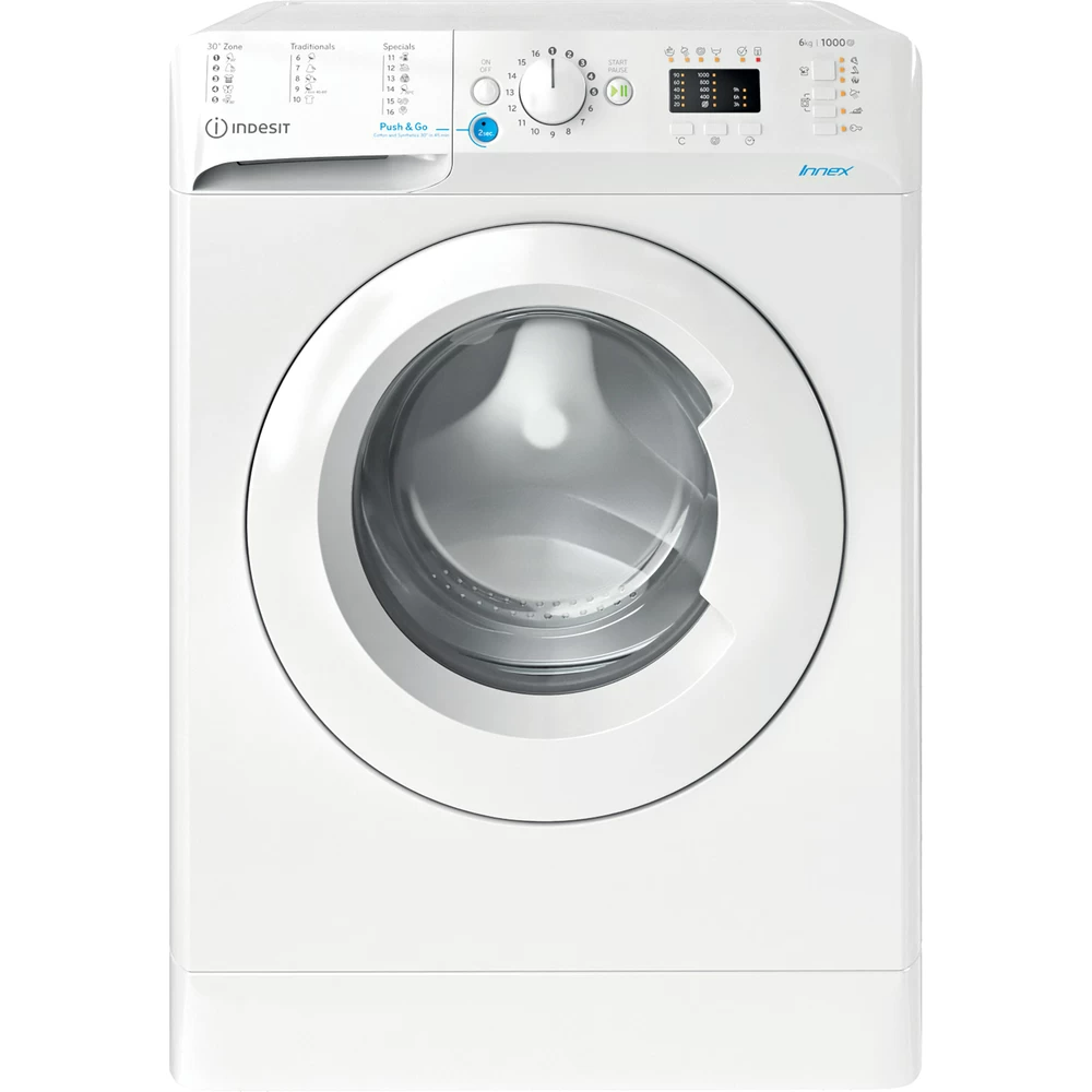 INDESIT BWSA 61051 W EU N elöltöltős keskeny mosógép