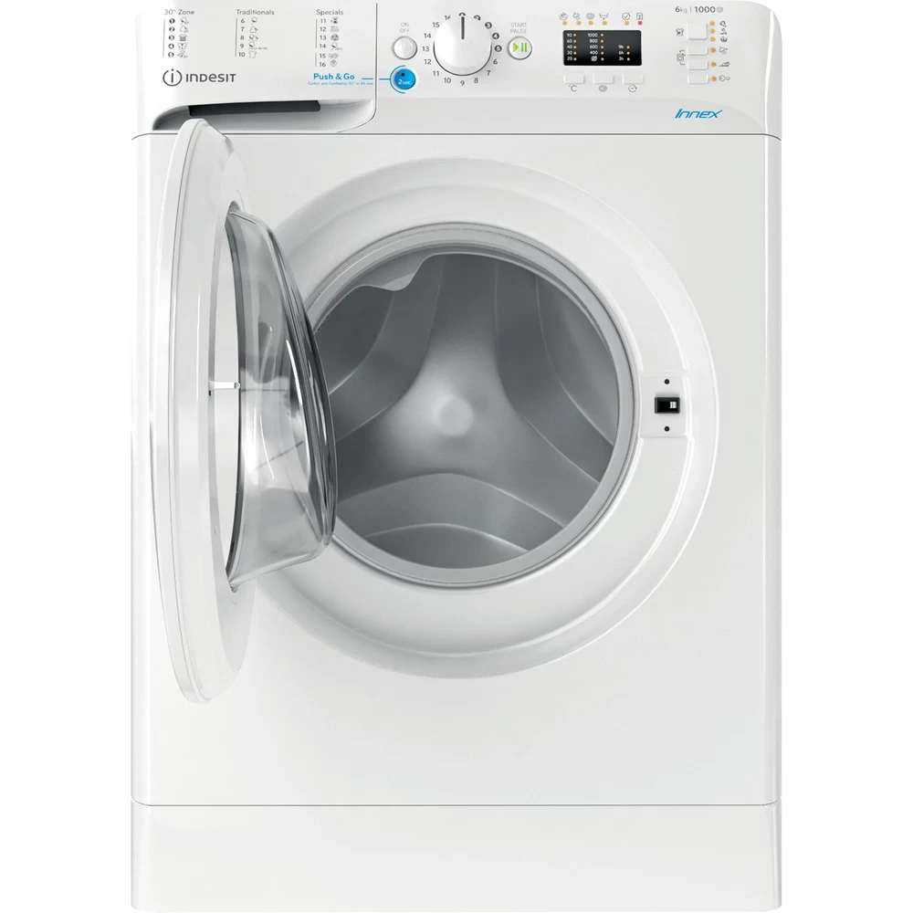 INDESIT BWSA 61051 W EU N elöltöltős keskeny mosógép