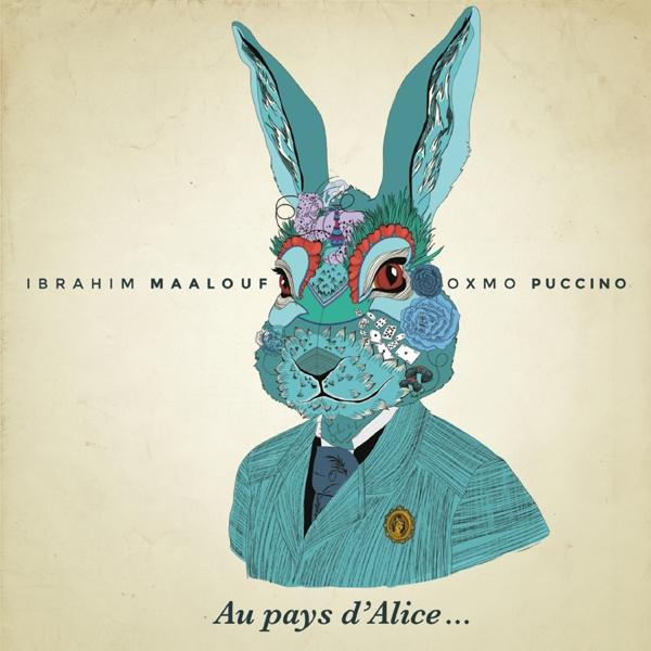 Nyúl öltönyben virágos arcfestéssel, album borító.