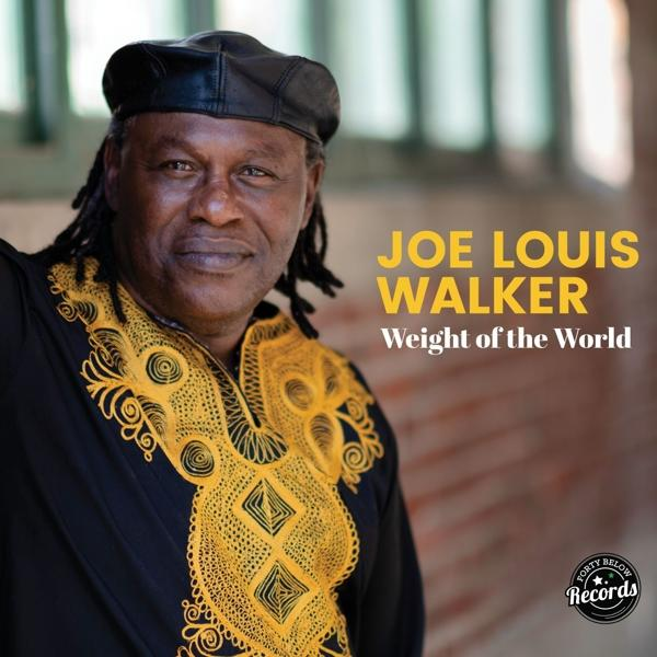 Joe Louis Walker album borító, szöveggel és a fekete inget viselő énekes fotójával.