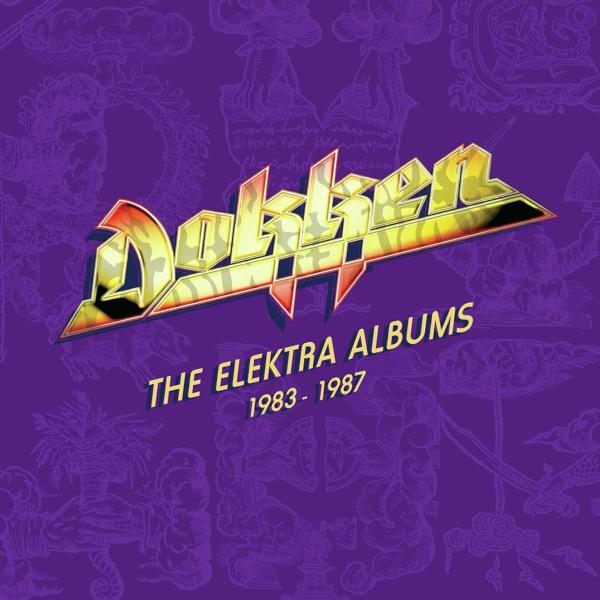 Album borító Dokken logóval és szöveggel. Lila háttérrel, dizájnnal.