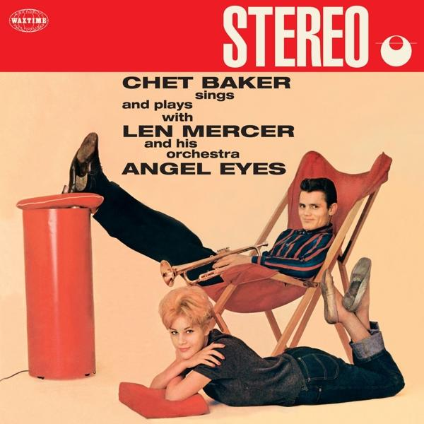 Chet Baker 'Angel Eyes' című albumának borítója, két emberrel, az egyik fekszik, a másik ül.