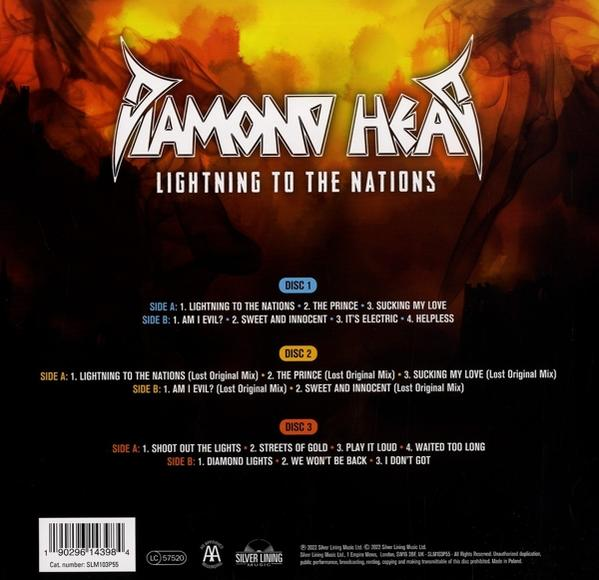 Egy bakelit lemez hátlapja, a dalcímekkel, az album információval és a művész nevével.