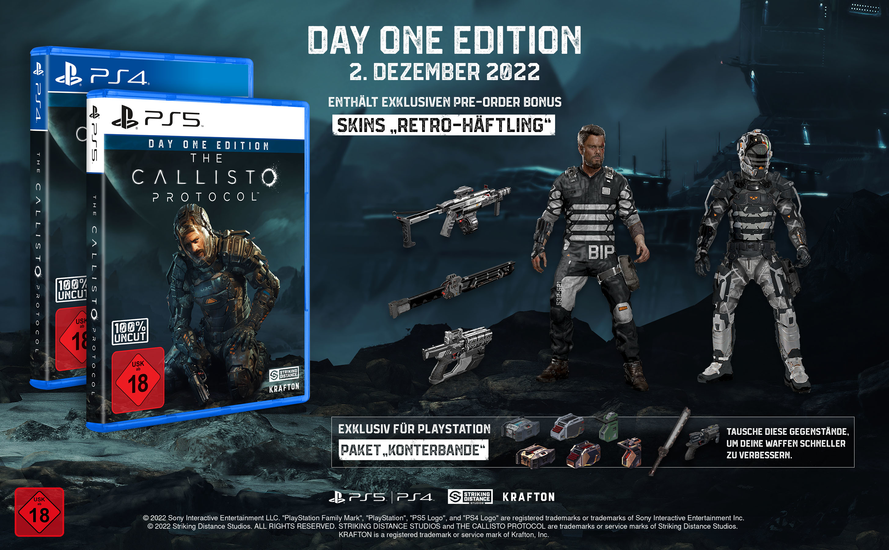 The Callisto Protocol: Day One Edition - PlayStation 4 - Tedesco