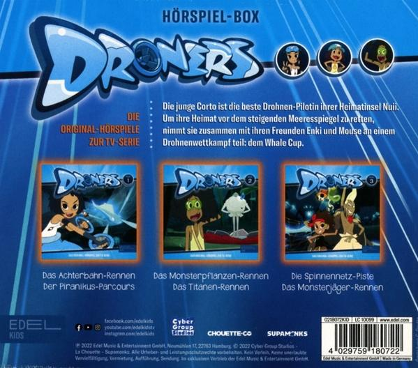 The Droners - Hörspiel-Box-Folge 1-3  - (CD)