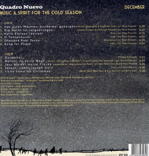 Quadro Nuevo - December (180g Black Vinyl)  - (LP + Download)