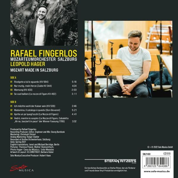 Fingerlos,Rafael/Salzburg,Mozarteumorchester - Mozart (Vinyl) Salzburg - in made