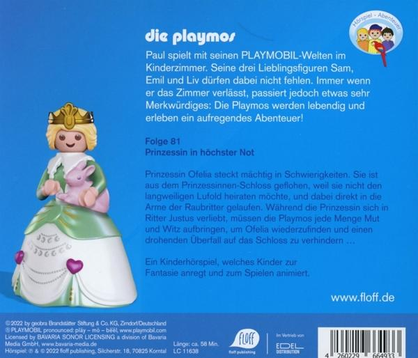 Die Playmos - Die Playmos-(81)Prinzessin in Höchster Not  - (CD)