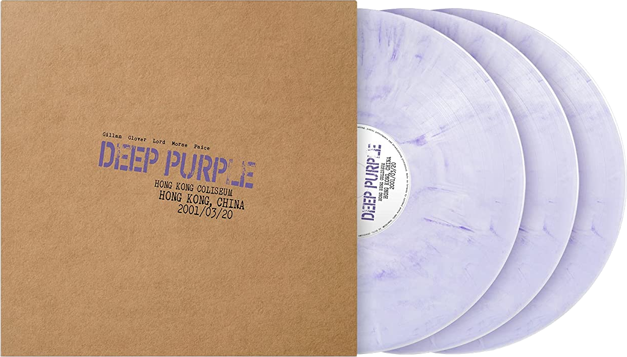 Deep Purple - Live In Hong Kong 2001 (Purple Marbled Vinyl) (Vinyl LP (nagylemez))