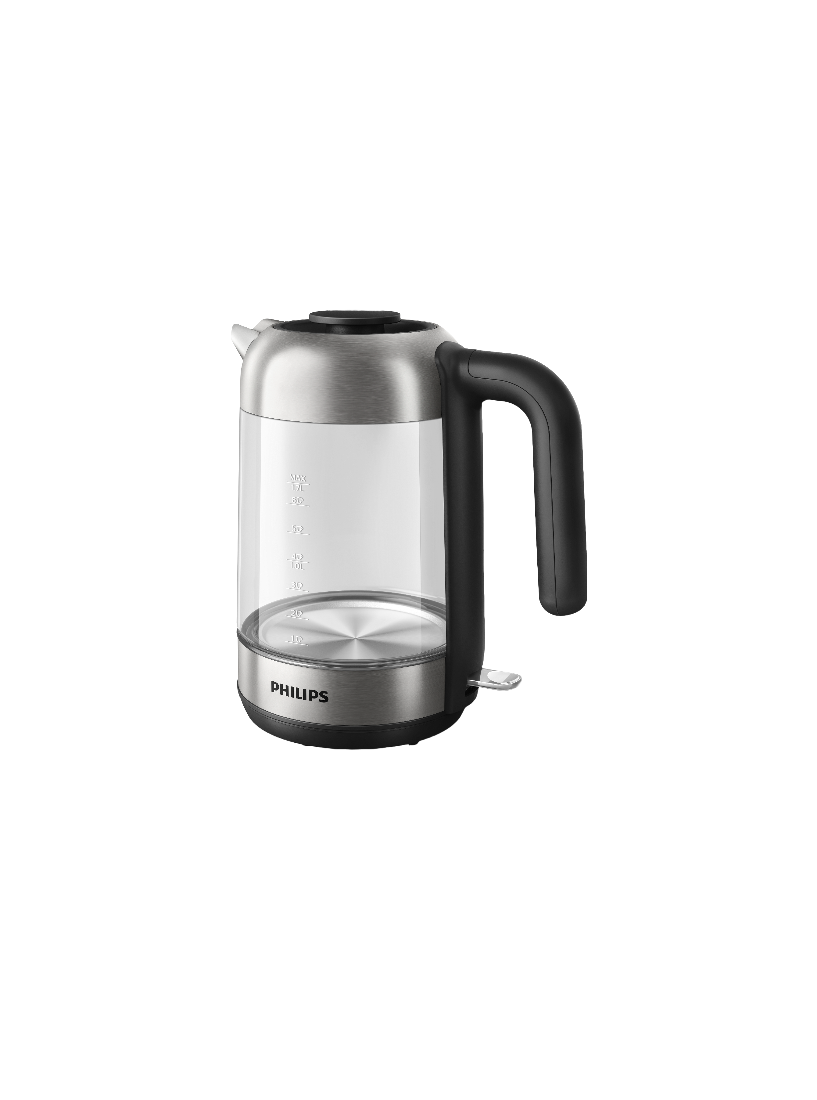 Hervidor de agua - Philips HD9339/80, 1.7 l, 2200 W, Cristal, Filtro de nylon, Inox