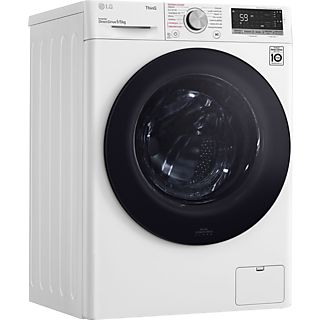 REACONDICIONADO B: Lavadora secadora - LG F4DV5509SMW, 9 kg/6 kg, 14 programas, 1400 rpm, Autodosificador de detergente, Wi-Fi, ThinQ, Blanco